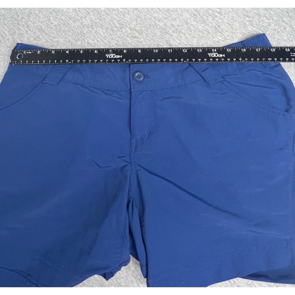 Columbia PFG Womens Size L Blue Performance Fishing Gear Shorts Zipper Pocket - Picture 8 of 10